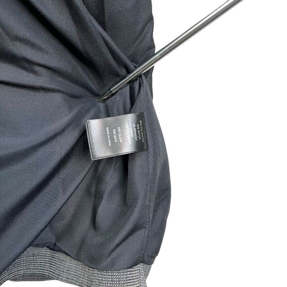 Adrienne Vittadini Womens Blazer Suit 1 Button Lined Vented Window Pane Gray‎ L - Picture 4 of 6